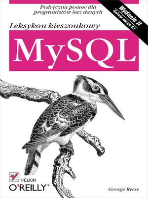 cover image of MySQL. Leksykon kieszonkowy. II wydanie